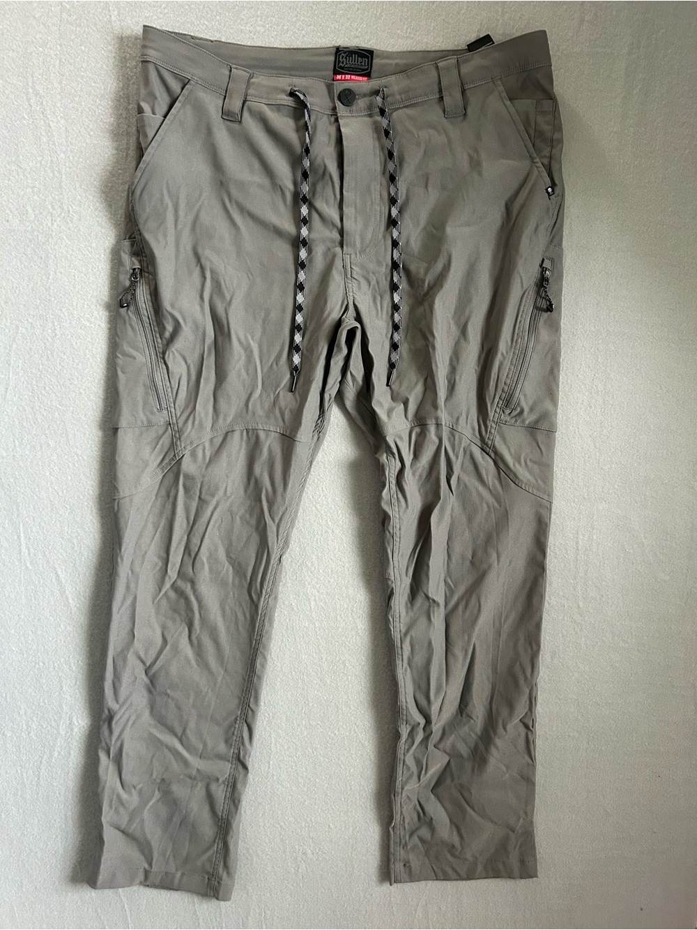 SULLEN EXPEDITION STRETCH CARGO Relaxed Pants Men's Gray 36x32 Outdoor Hiking